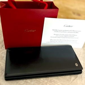 ❤️‍🔥🖤🐆EUC -Cartier long wallet 🐆🖤❤️‍🔥